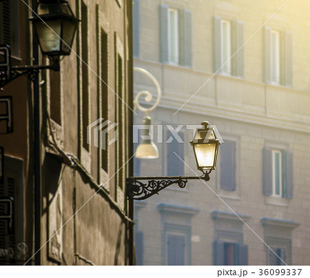 antique decorated city lamp 36099337