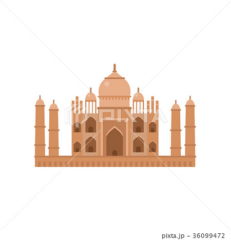 Taj Mahal mausoleum in Agra, famous monument of Taj Mahal mausoleum in Agra, famous monument of 36099472