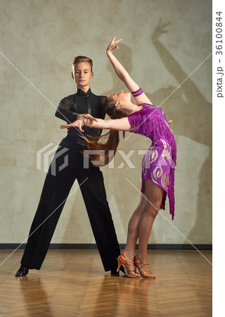 Children dancing ballroom dance 36100844