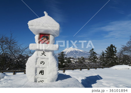 弘前城(弘前城雪灯籠まつり) 弘前城(弘前城雪灯籠まつり) 36101894