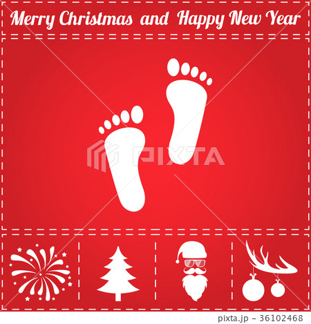 Footprints Icon Vector Footprints Icon Vector 36102468