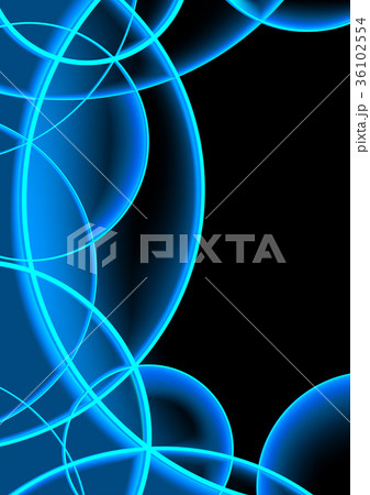 Neon Abstract Circles Background 36102554
