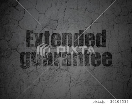 Insurance concept: Extended Guarantee on grunge Insurance concept: Extended Guarantee on grunge 36102555