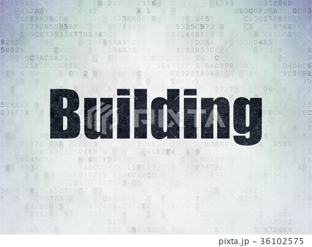 Construction concept: Building on Digital Data 36102575