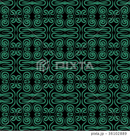 Seamless retro green pattern Background 36102889