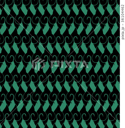 Antique seamless retro green pattern background Antique seamless retro green pattern background 36104462