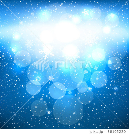 Blue glowing Christmas snow cloud Blue glowing Christmas snow cloud 36105220