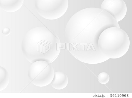 Abstract grey minimal futuristic balls background 36110968