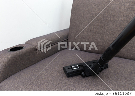 Cleaning Service man cleaning  floor with machine 36111037