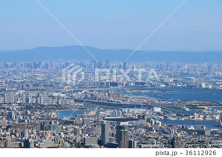 摩耶山から大阪市展望 摩耶山から大阪市展望 36112926