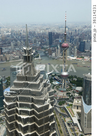 川 河 高層ビル 36114231