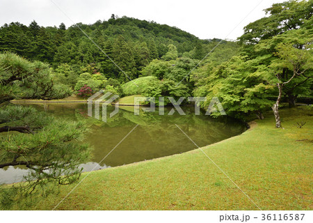 修学院離宮　上離宮　浴龍池 36116587