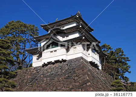 江戸城　現存する富士見櫓 36116775