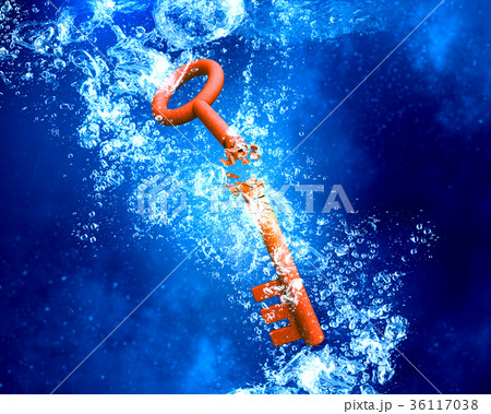 Key under water 36117038