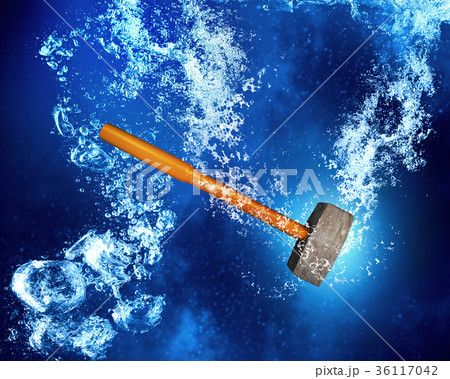Hammer under water Hammer under water 36117042