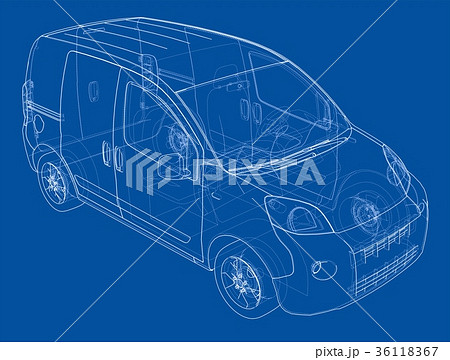 Concept car. Vector 36118367