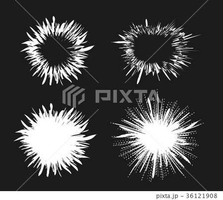 Comic speech bubble stars. Explosion vector 36121908