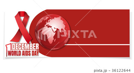 Horizontal banner for World AIDS Day 36122644