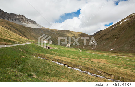 panorama of the Stelvio Pass panorama of the Stelvio Pass 36124132