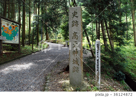 高天神城跡 搦手に建つ石碑 高天神城跡 搦手に建つ石碑 36124872
