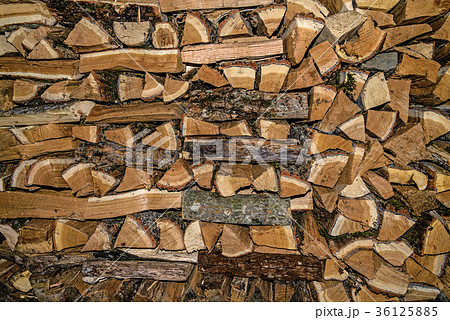 Stack of wood Stack of wood 36125885