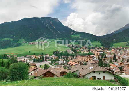 Village in the Dolomites 36125977