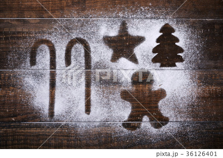 canes, star, christmas tree and gingerbread man canes, star, christmas tree and gingerbread man 36126401