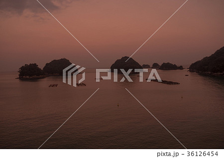 夕暮れ水床湾 36126454
