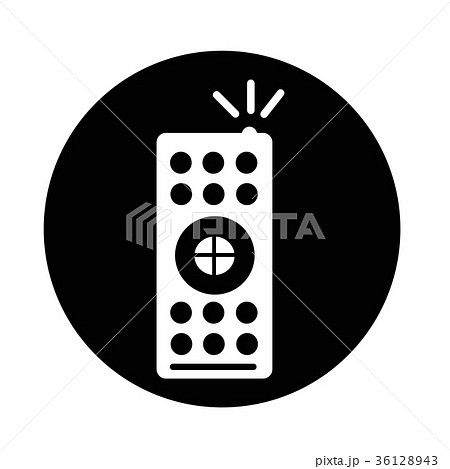 tv remote control icon 36128943