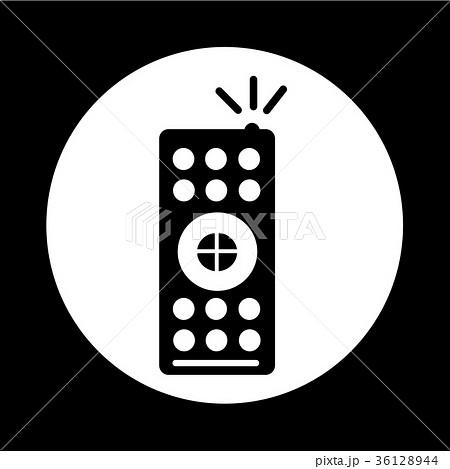 tv remote control icon 36128944