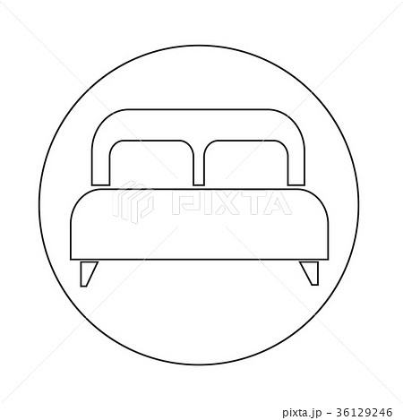 double bed icon 36129246