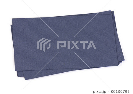 Mock up of blank business cards fan stack 36130792