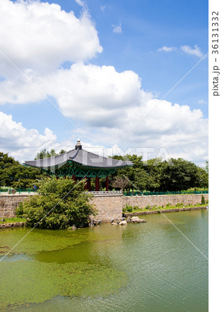 池 雲 風景 36131332