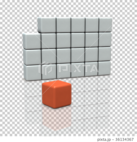 代表放棄的抽象3DCG例證 36134367