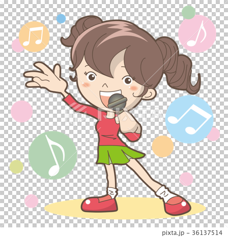 カラオケ・女の子 36137514