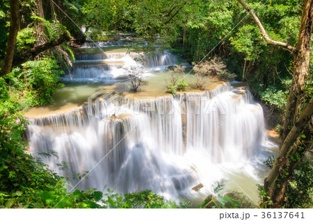 Viewpoint of Huay Mae Khamin waterfall 36137641