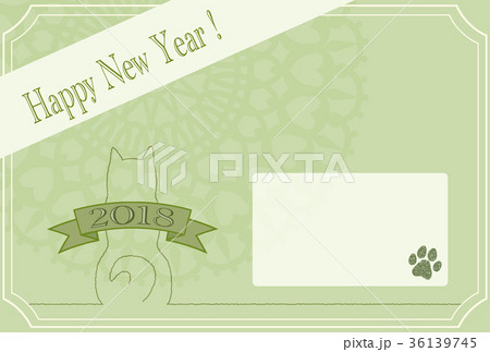 ガーリーな年賀状 36139745