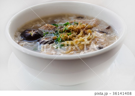 Boiled rice with pork Boiled rice with pork 36141408