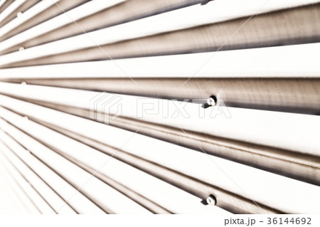 the texture of metal corrugated wall  surface 36144692