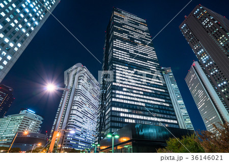 《東京都》新宿副都心・摩天楼の夜景 36146021