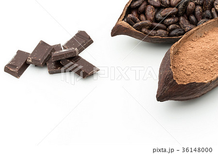 ココアパウダーとカカオ豆 36148000