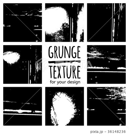 Grunge black textures on white background Grunge black textures on white background 36148236