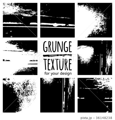Grunge black textures on white background Grunge black textures on white background 36148238