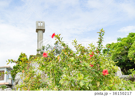 沖縄・竹富島のなごみの塔 36150217