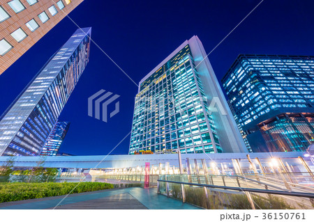 汐留駅　駅前周辺の夜景 36150761