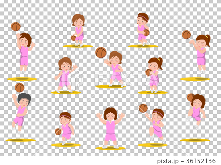 Basketball Various Movements Women Basketball Various Movements Women 36152136