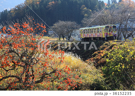ローカル線山形鉄道の秋　　 36152235