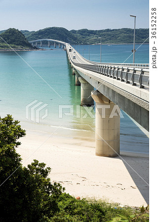 海と角島大橋 海と角島大橋 36152258