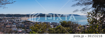 神奈川県 鎌倉市 由比ヶ浜 相模湾に面した海水浴場 神奈川県 鎌倉市 由比ヶ浜 相模湾に面した海水浴場 36153216