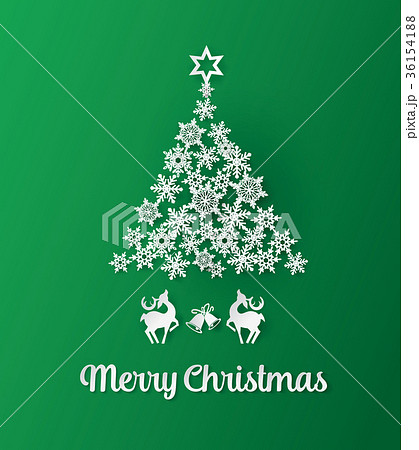 Christmas Greeting Card. Merry Christmas lettering 36154188